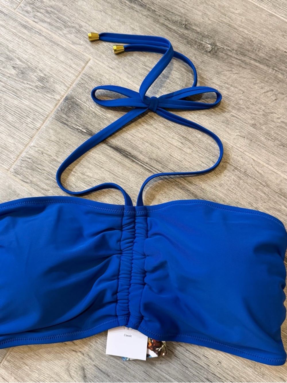 Robert Graham Cobalt Blue
Strapless Bandeau Bikini Tube
Top Sz 14 Coastal Beach